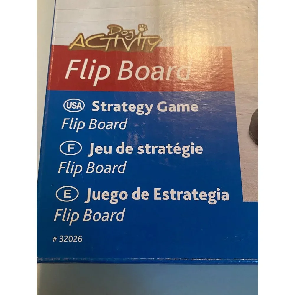 Trixie Pet Dog Activity Strategy Game Flip Board Level 2 Toy Puzzle